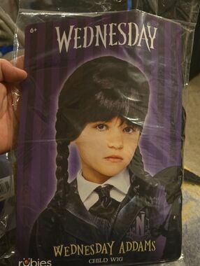 Rubie's Wednesday Addams Child Wig - Black
